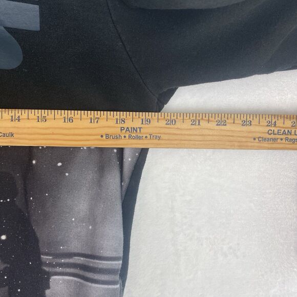 Star Wars Over Darth Vader Graphic Sweater Mens M Black Hoodie Sweatshirt - Picture 5 of 9